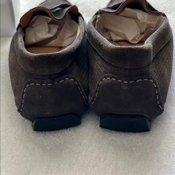 Florsheim Brown Suede Moccasin Loafers - Picture 4 of 9